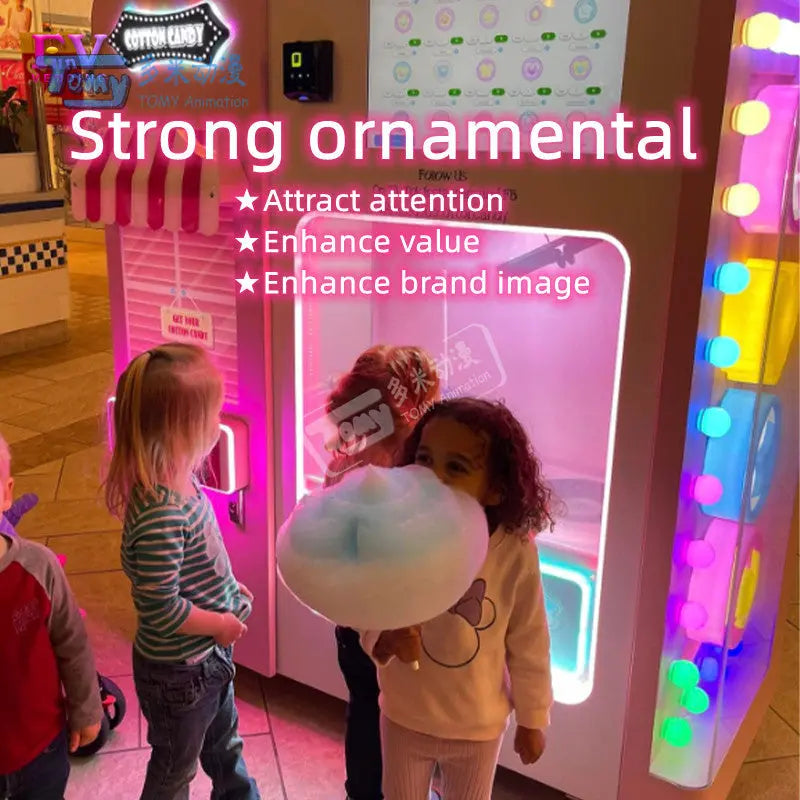 Cotton Candy Vending Machine Sweets Candy cotton candy making machine for sale Gift