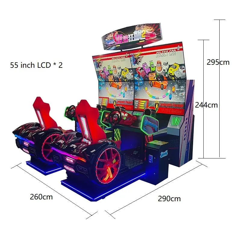 Hurricane Cruising Blast Simulator Racing Car arcade game machine Racing