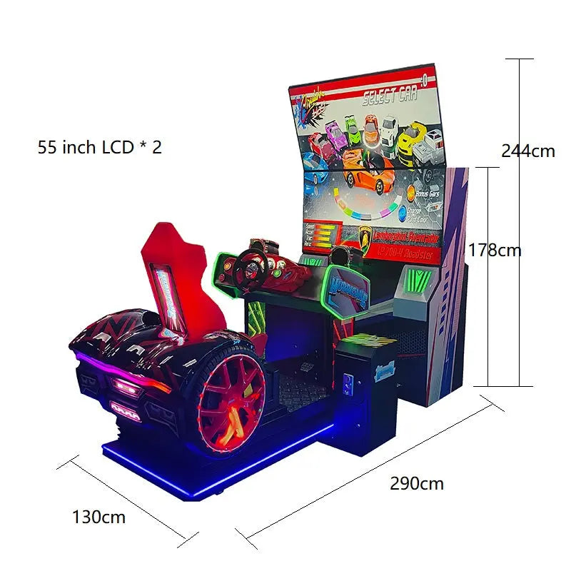 Hurricane Cruising Blast Simulator Racing Car arcade game machine Racing