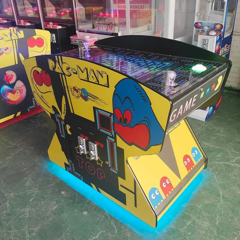 Pacman games 5 in 1 game machine with 32inch LCD coin operated Aracade games arcade