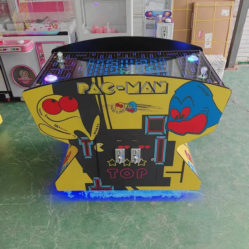 Pacman games 5 in 1 game machine with 32inch LCD coin operated Aracade games arcade