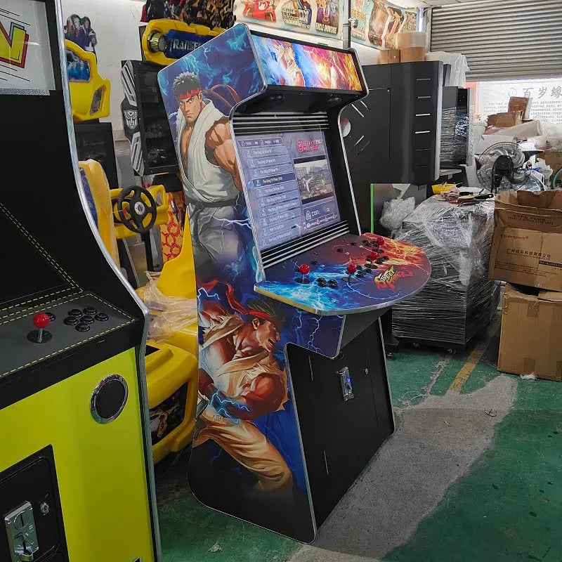 Street fighter Arcade Stand Wooden Cabinet Coin Operated Arcade 3188 In 1 pandoras box 9D  Game Machine Wooden Arcade