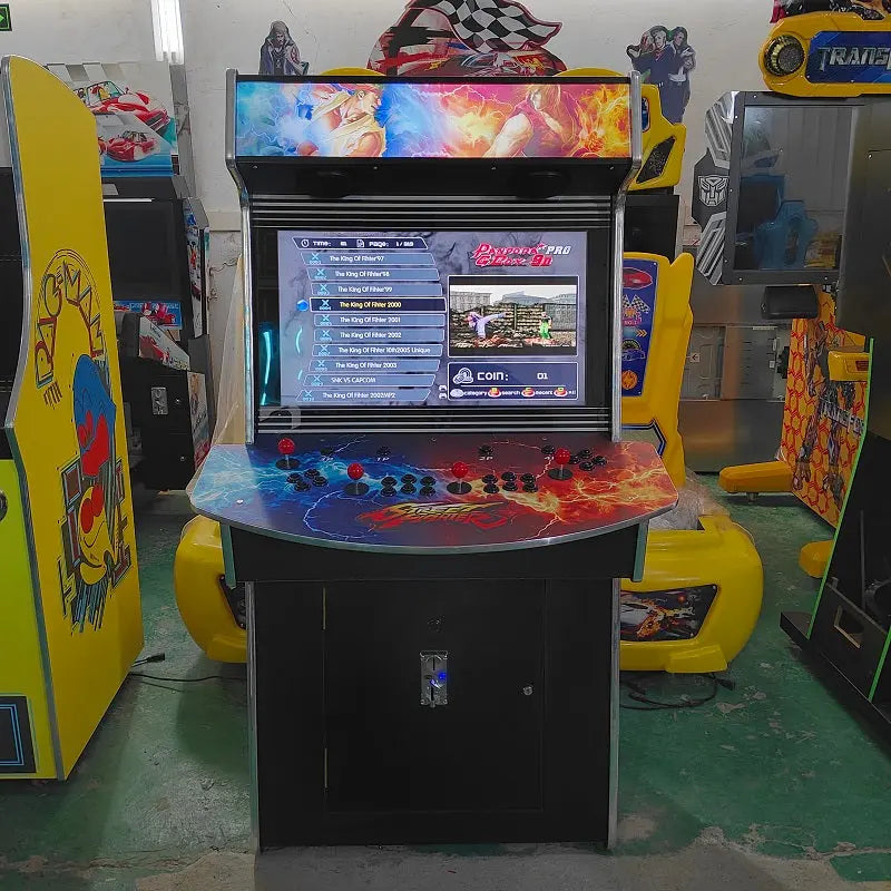 Street fighter Arcade Stand Wooden Cabinet Coin Operated Arcade 3188 In 1 pandoras box 9D  Game Machine Wooden Arcade