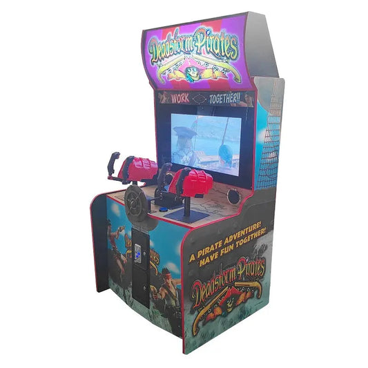 Upright Deadstorm Pirates shooting arcade game machine shooting