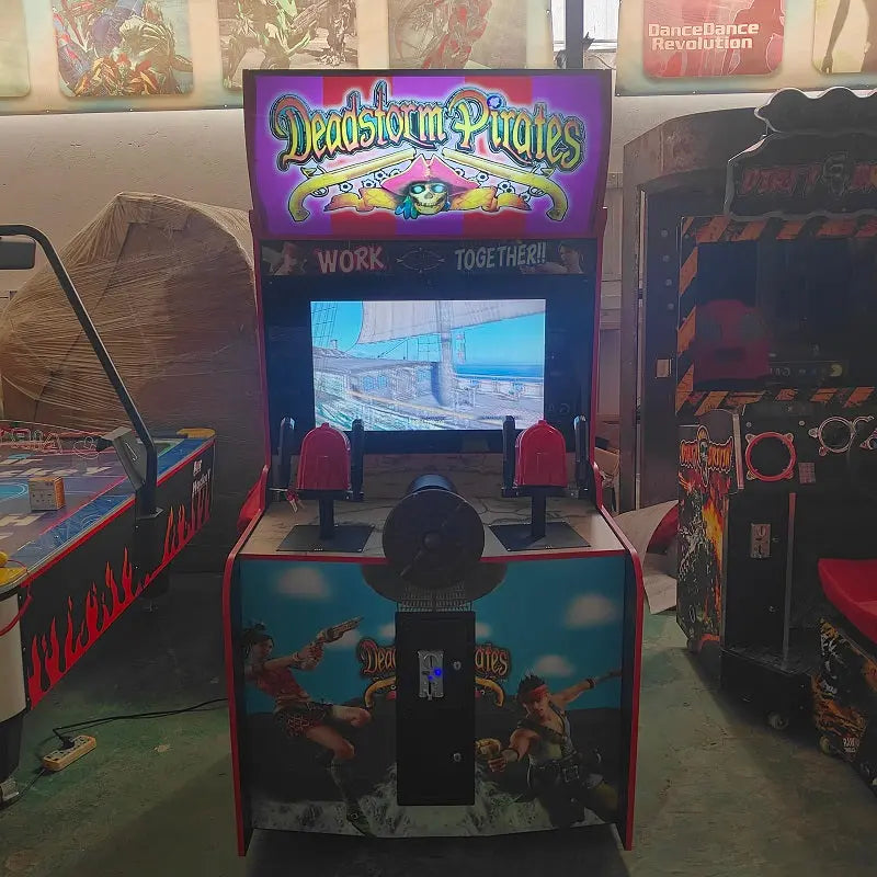 Upright Deadstorm Pirates shooting arcade game machine shooting