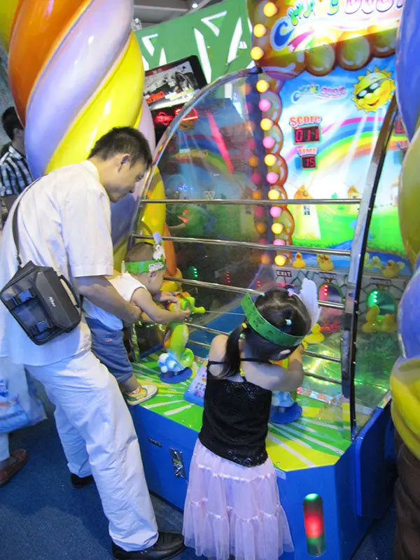 Chase-Duck-IV-Water-Shooter-Amusement-Lottery-Ticket-Redemption-Electronic-game-machine-Tomy-Arcade