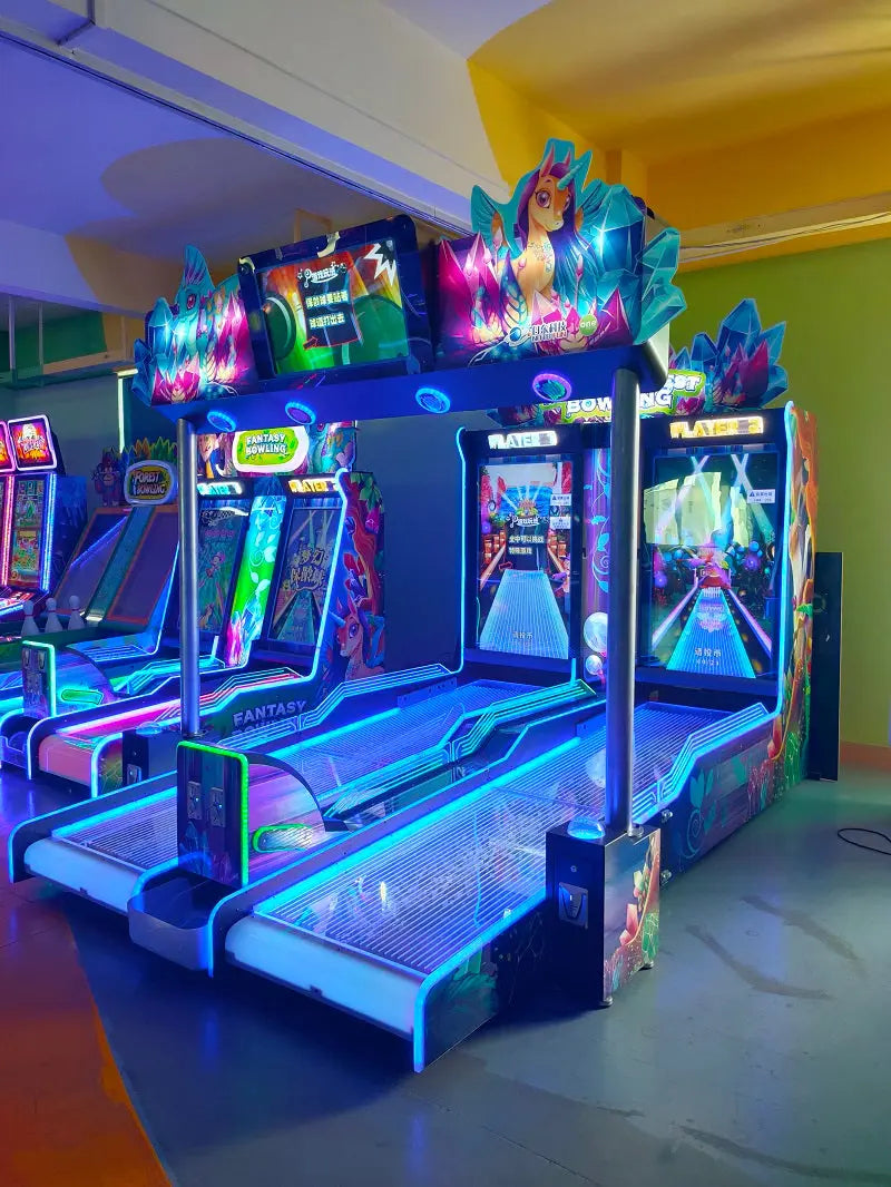 Fantasy-Bowlinest-Electronic-sport-game-machine-Amusement-Coin-Operated-Lottery-Ticket-Redemption-bowling-games-Tomy-Arcade