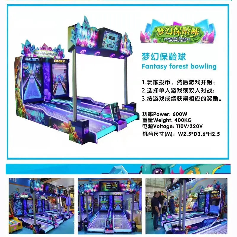 Fantasy-Bowlinest-Electronic-sport-game-machine-Amusement-Coin-Operated-Lottery-Ticket-Redemption-bowling-games-Tomy-Arcade