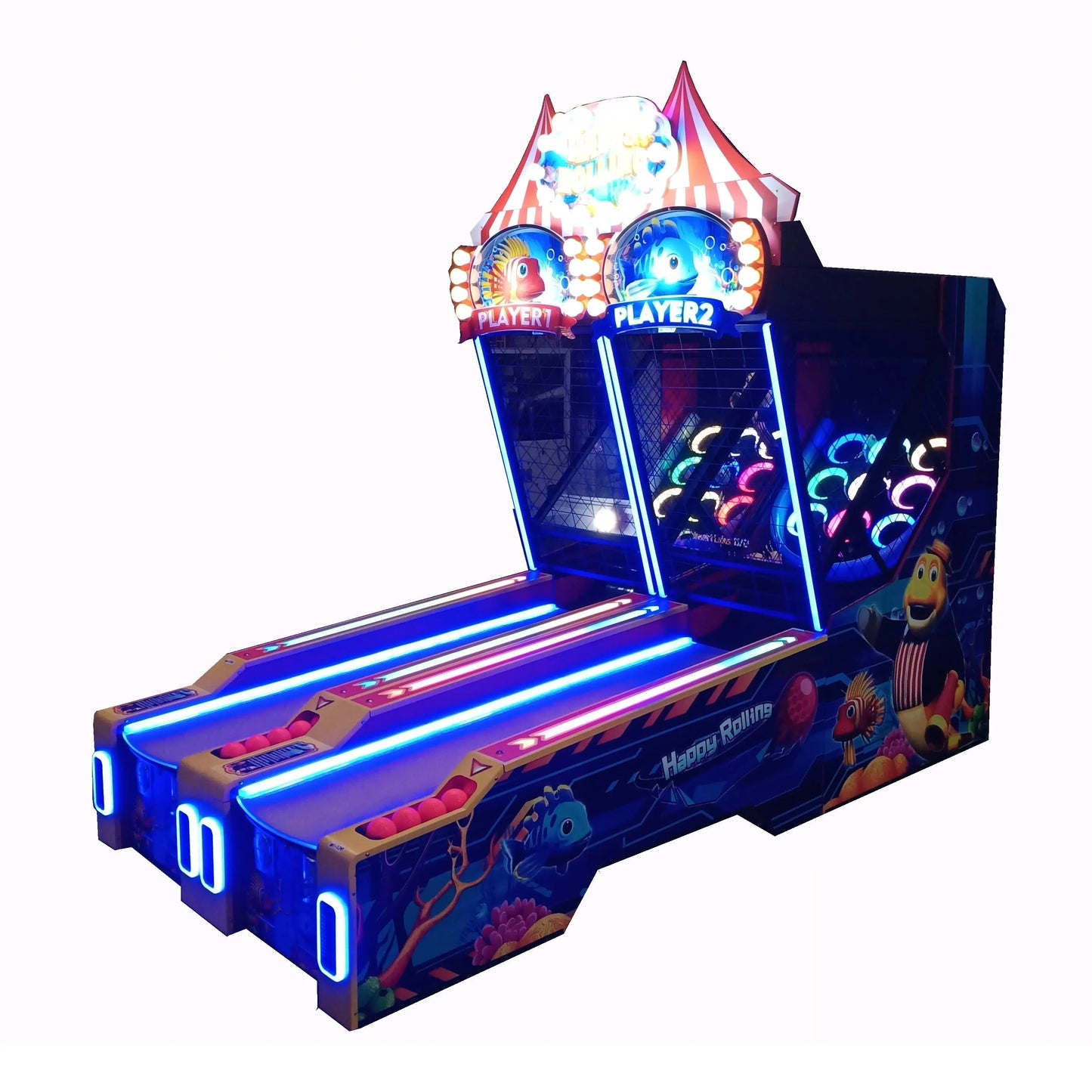 Happy-Rolling-bowling-sport-game-machine-Amusement-Coin-Operated-Electronic-Lottery-Ticket-Redemption-games-Tomy-Arcade