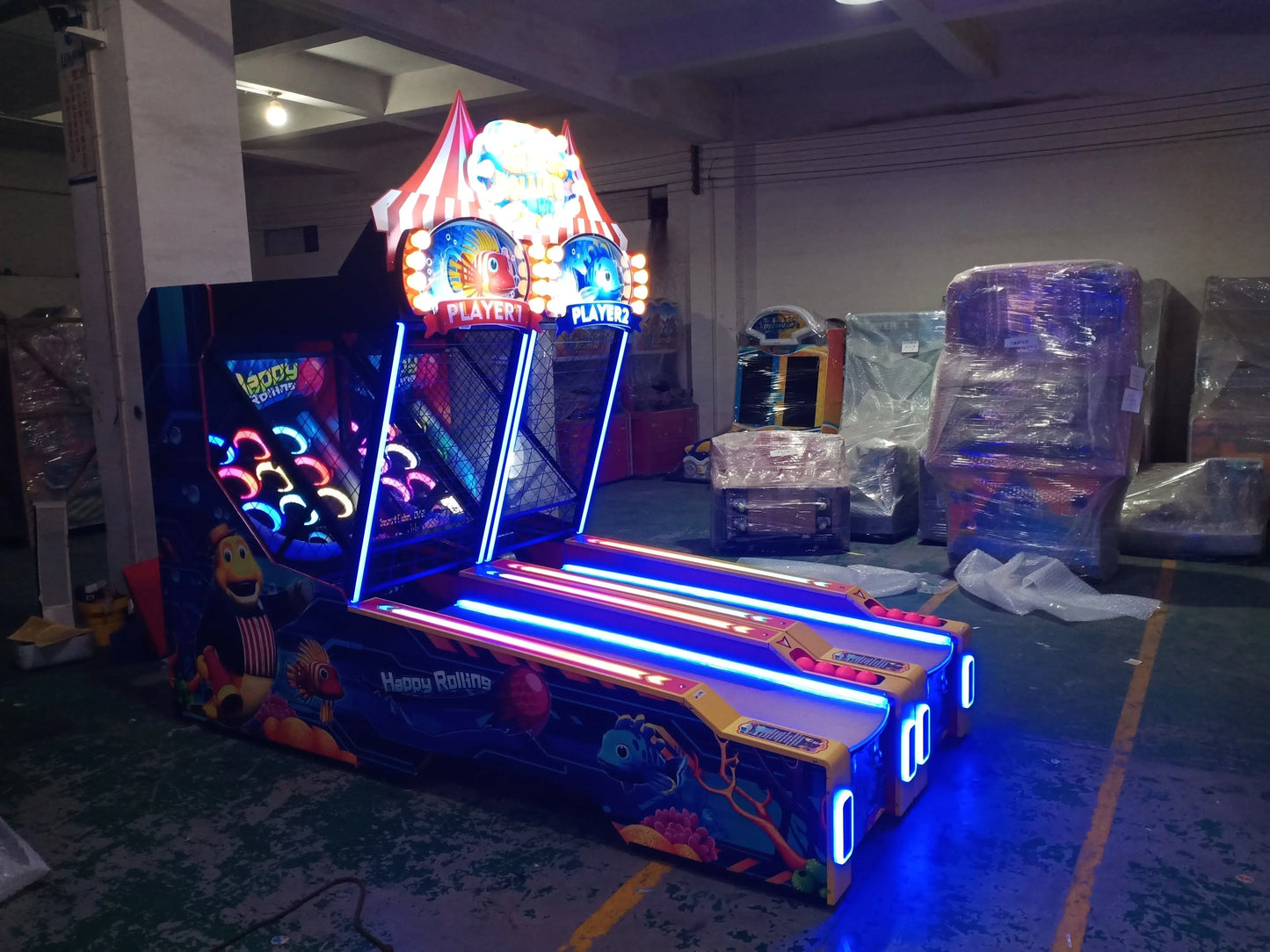 Happy-Rolling-bowling-sport-game-machine-Amusement-Coin-Operated-Electronic-Lottery-Ticket-Redemption-games-Tomy-Arcade