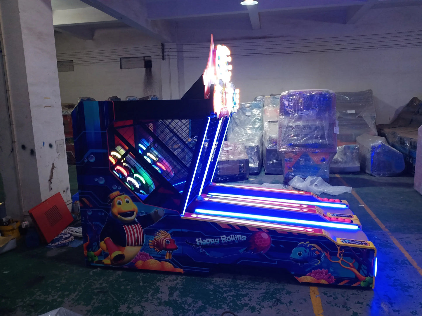 Happy-Rolling-bowling-sport-game-machine-Amusement-Coin-Operated-Electronic-Lottery-Ticket-Redemption-games-Tomy-Arcade