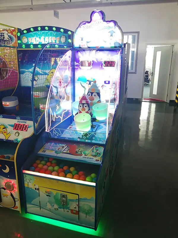 Penguin-Village-Lottery-Redemption-game-machine-Amusement-Coin-Operated-Ticket-Redemption-Electronic-games-for-kids-Tomy-arcade-supply