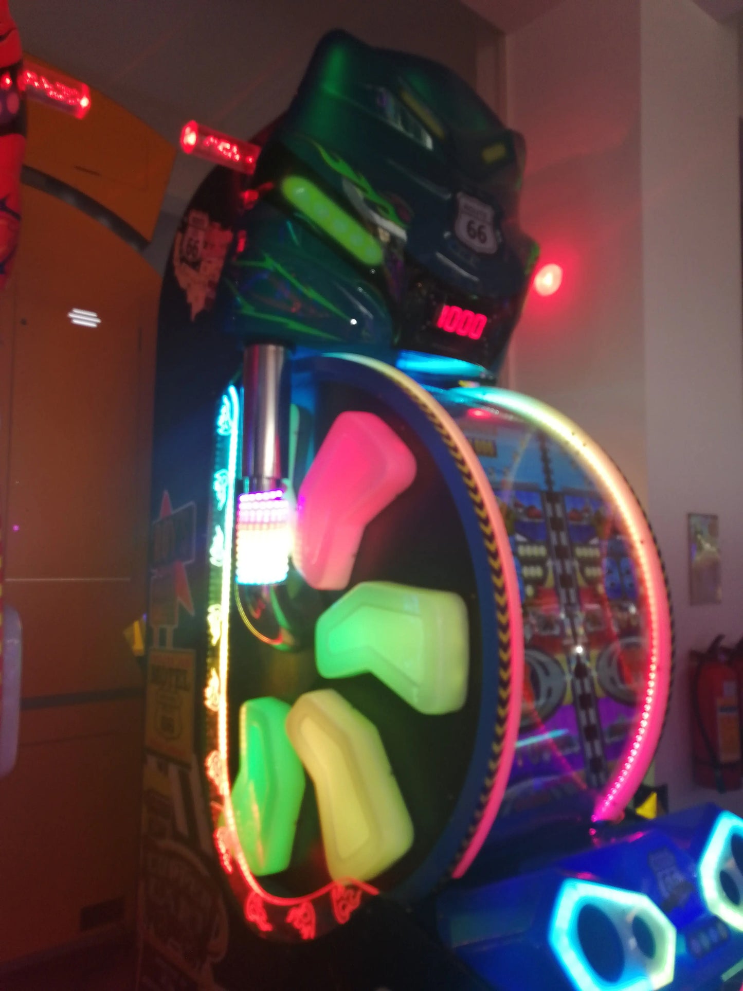 Route-66-Wheel-game-machine-Amusement-Coin-Operated-Lottery-Ticket-Redemption-Electronic-games-Tomy-Arcade