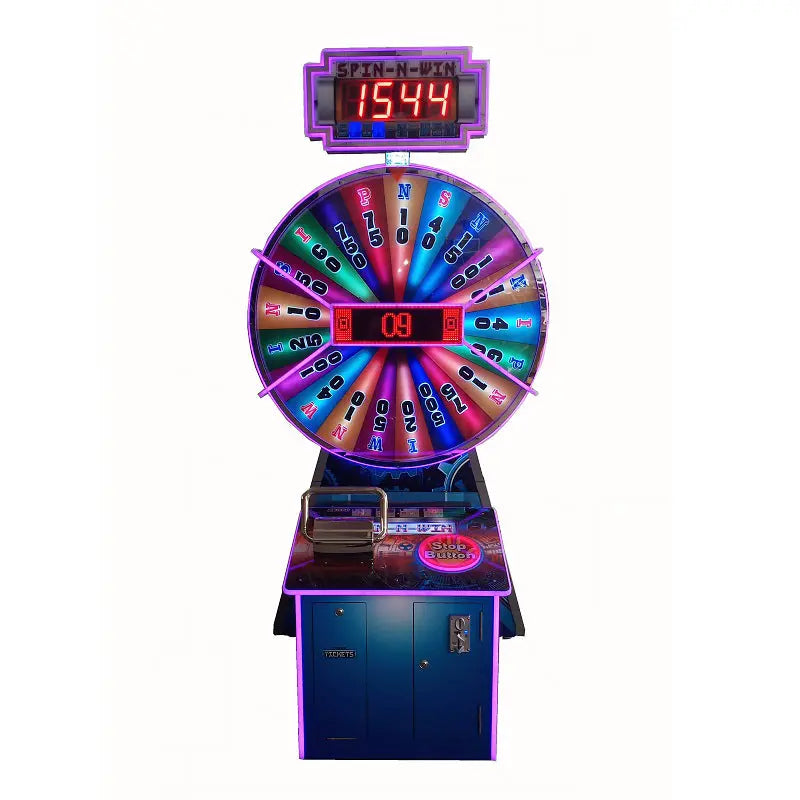 SPIN-N-WIN-Wheel-game-machine-Amusement-Coin-Operated-Lottery-Ticket-Redemption-games-Tomy-Arcade