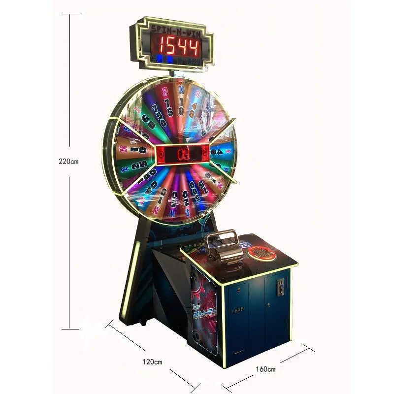 SPIN-N-WIN-Wheel-game-machine-Amusement-Coin-Operated-Lottery-Ticket-Redemption-games-Tomy-Arcade