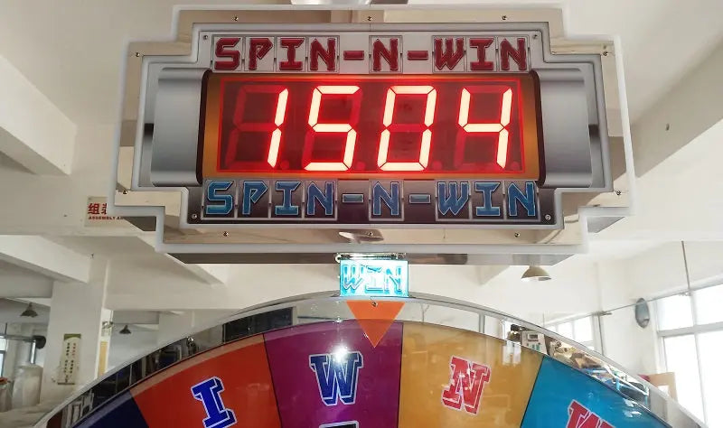 SPIN-N-WIN-Wheel-game-machine-Amusement-Coin-Operated-Lottery-Ticket-Redemption-games-Tomy-Arcade