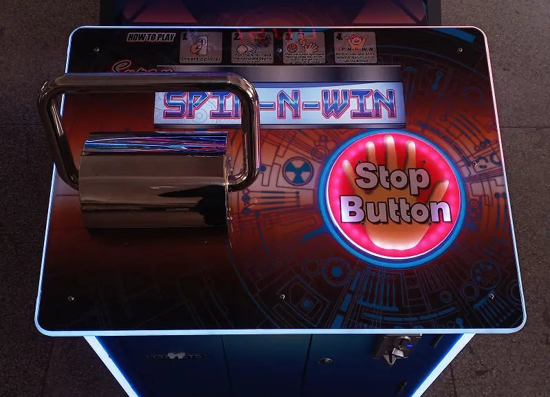 SPIN-N-WIN-Wheel-game-machine-Amusement-Coin-Operated-Lottery-Ticket-Redemption-games-Tomy-Arcade