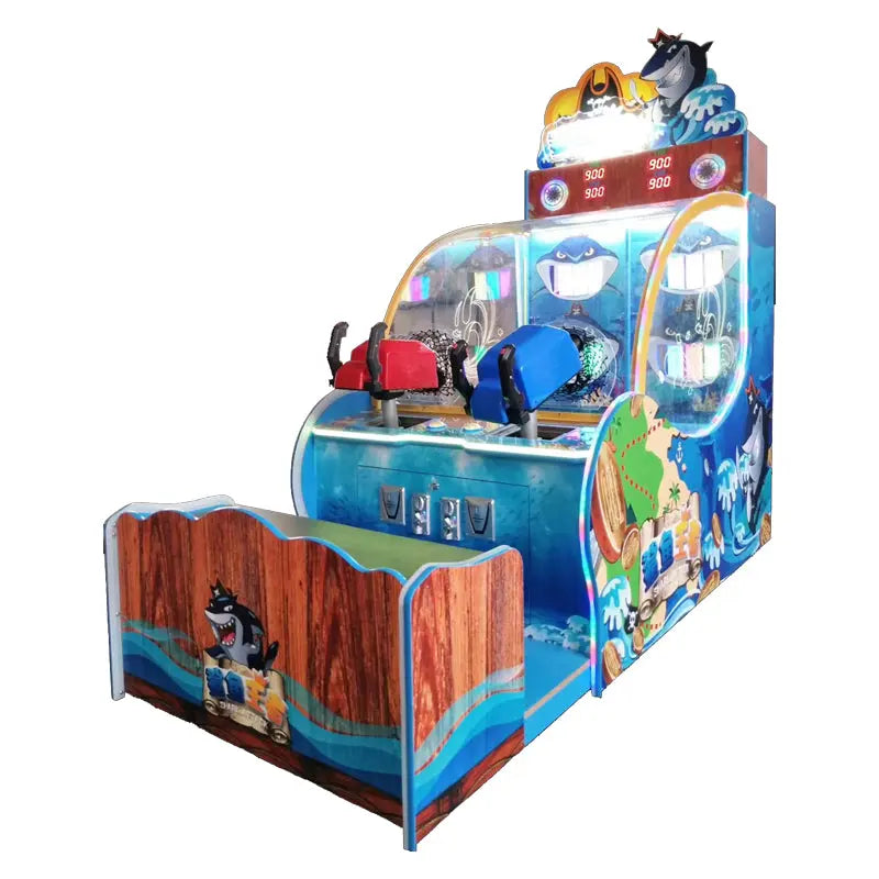 Shark-King-Shooting-ball-game-machine-Amusement-Coin-Operated-Electric-machinery-for-kids-Lottery-Ticket-Redemption-games-Tomy-Arcade