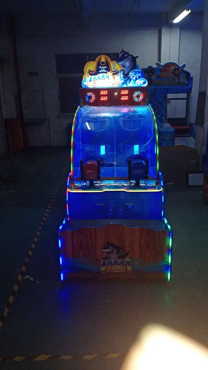 Shark-King-Shooting-ball-game-machine-Amusement-Coin-Operated-Electric-machinery-for-kids-Lottery-Ticket-Redemption-games-Tomy-Arcade