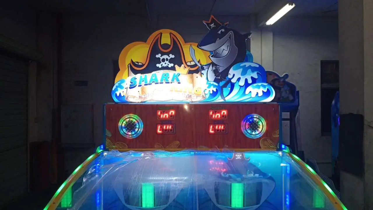 Shark-King-Shooting-ball-game-machine-Amusement-Coin-Operated-Electric-machinery-for-kids-Lottery-Ticket-Redemption-games-Tomy-Arcade