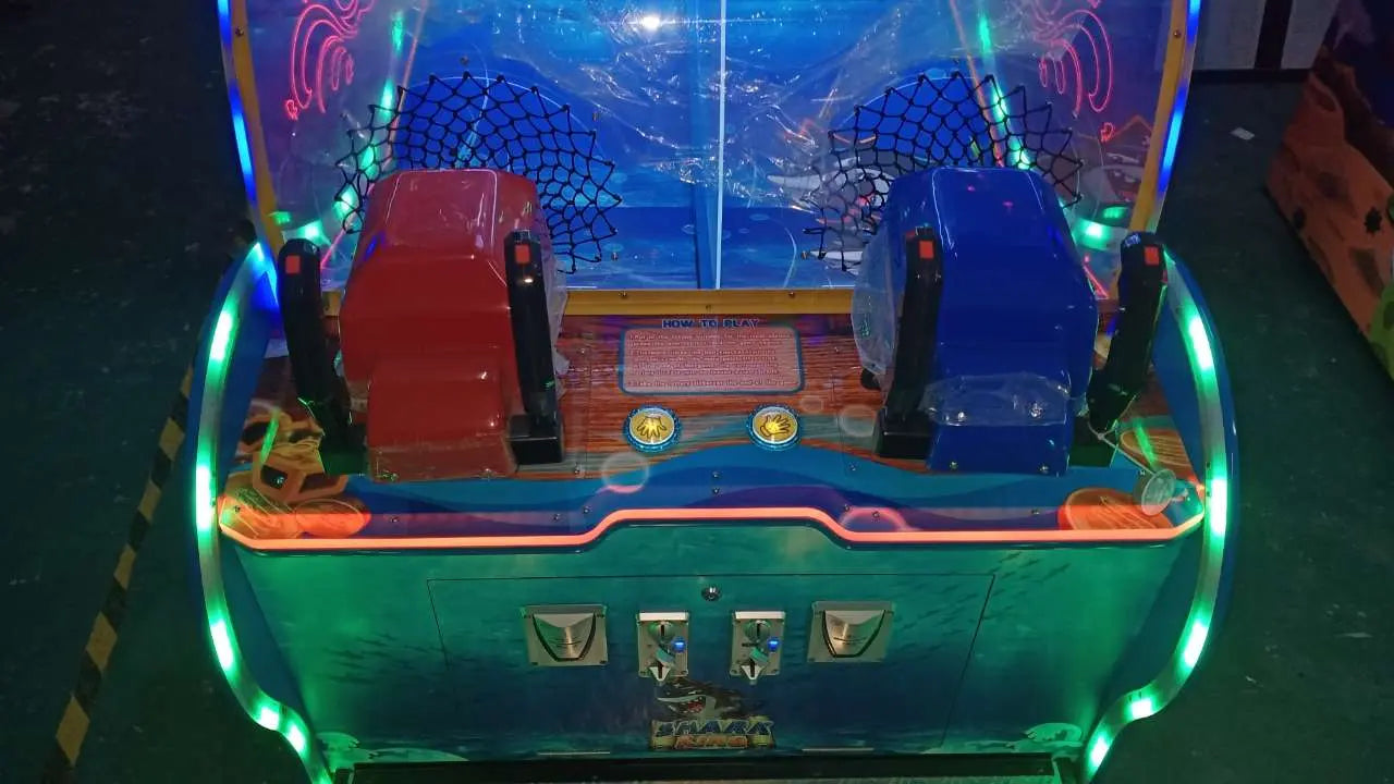 Shark-King-Shooting-ball-game-machine-Amusement-Coin-Operated-Electric-machinery-for-kids-Lottery-Ticket-Redemption-games-Tomy-Arcade
