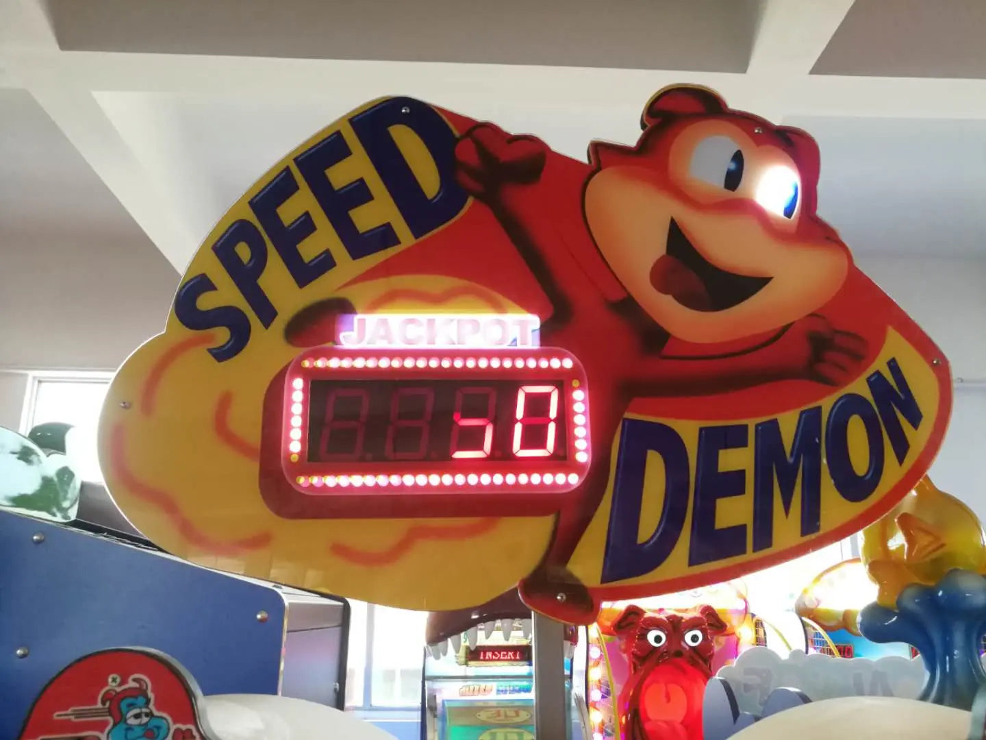Speedy-Pizza-Speed-Demon-game-machine-Amusement-Coin-Operated-Lottery-Ticket-Redemption-Electronic-games-Tomy-Arcade