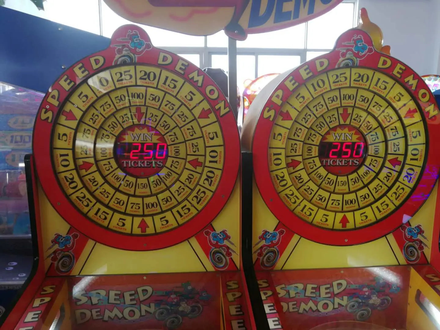Speedy-Pizza-Speed-Demon-game-machine-Amusement-Coin-Operated-Lottery-Ticket-Redemption-Electronic-games-Tomy-Arcade