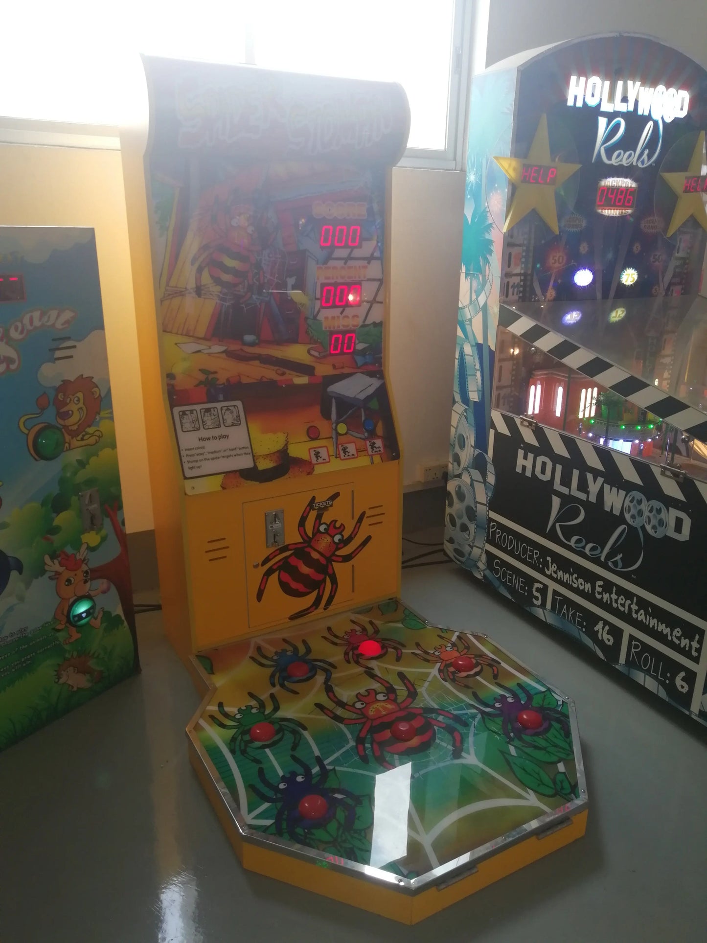 Spider-Stompin-Lottery-Redemption-game-machine-Amusement-Coin-Operated-Ticket-Redemption-Electronic-sports-games-for-kids-Tomy-Arcade
