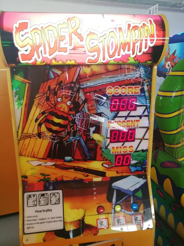 Spider-Stompin-Lottery-Redemption-game-machine-Amusement-Coin-Operated-Ticket-Redemption-Electronic-sports-games-for-kids-Tomy-Arcade