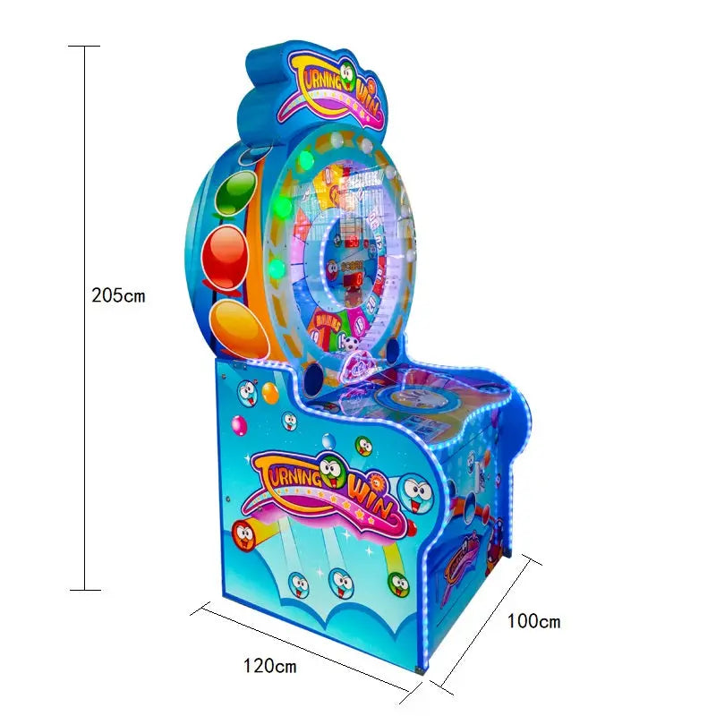 Urning-Win-2-Wheel-game-machine-Amusement-Coin-Operated-Lottery-Ticket-Redemption-games-Tomy-Arcade