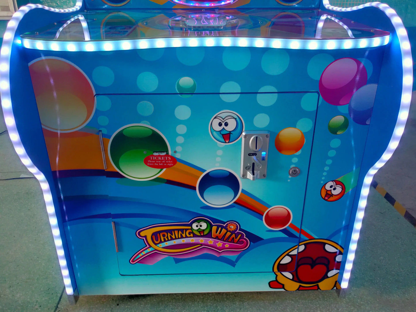 Urning-Win-2-Wheel-game-machine-Amusement-Coin-Operated-Lottery-Ticket-Redemption-games-Tomy-Arcade