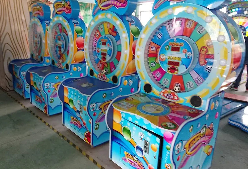 Urning-Win-2-Wheel-game-machine-Amusement-Coin-Operated-Lottery-Ticket-Redemption-games-Tomy-Arcade