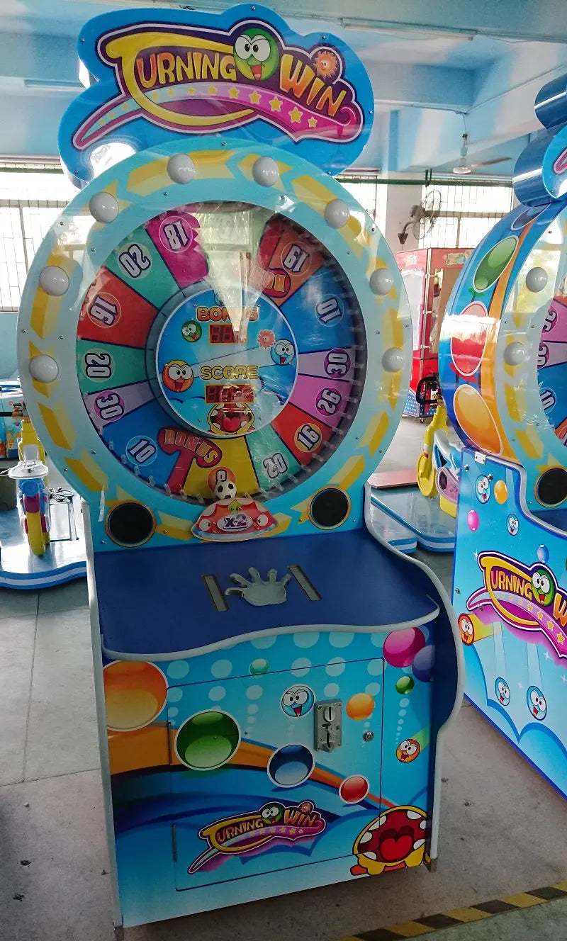 Urning-Win-2-Wheel-game-machine-Amusement-Coin-Operated-Lottery-Ticket-Redemption-games-Tomy-Arcade