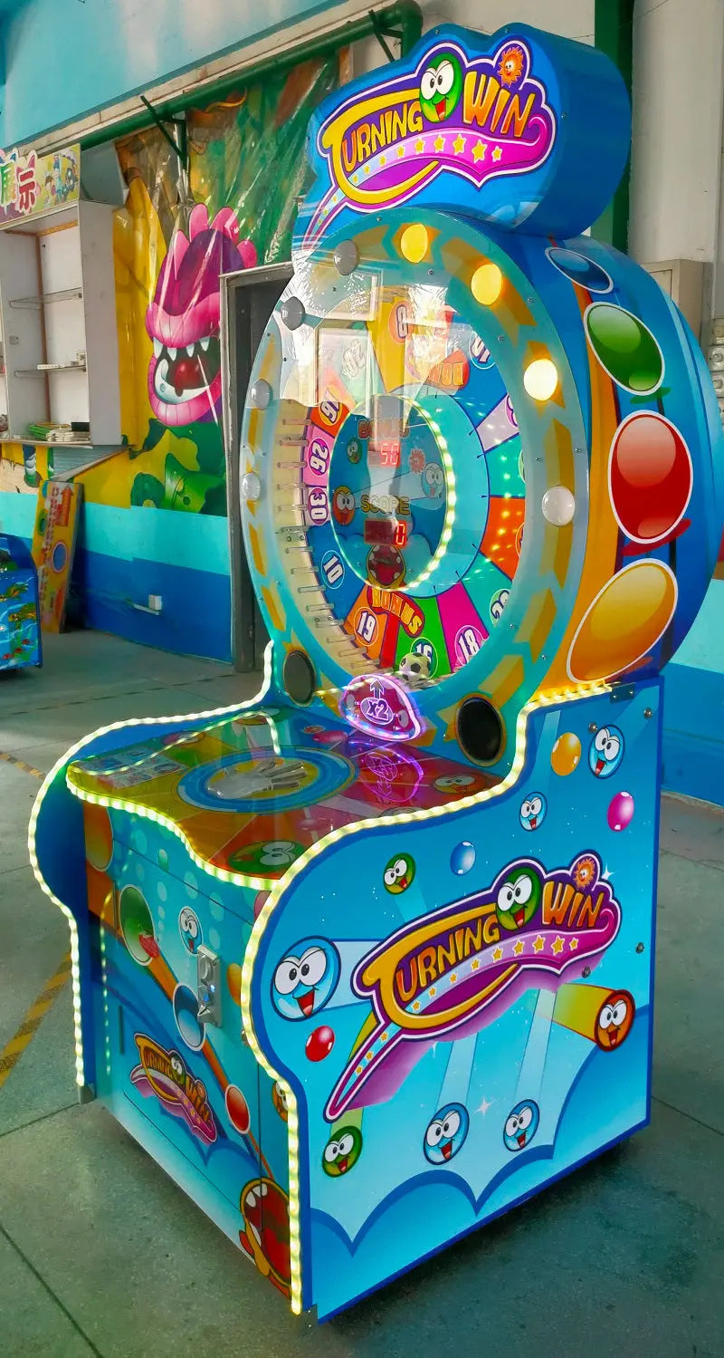 Urning-Win-2-Wheel-game-machine-Amusement-Coin-Operated-Lottery-Ticket-Redemption-games-Tomy-Arcade