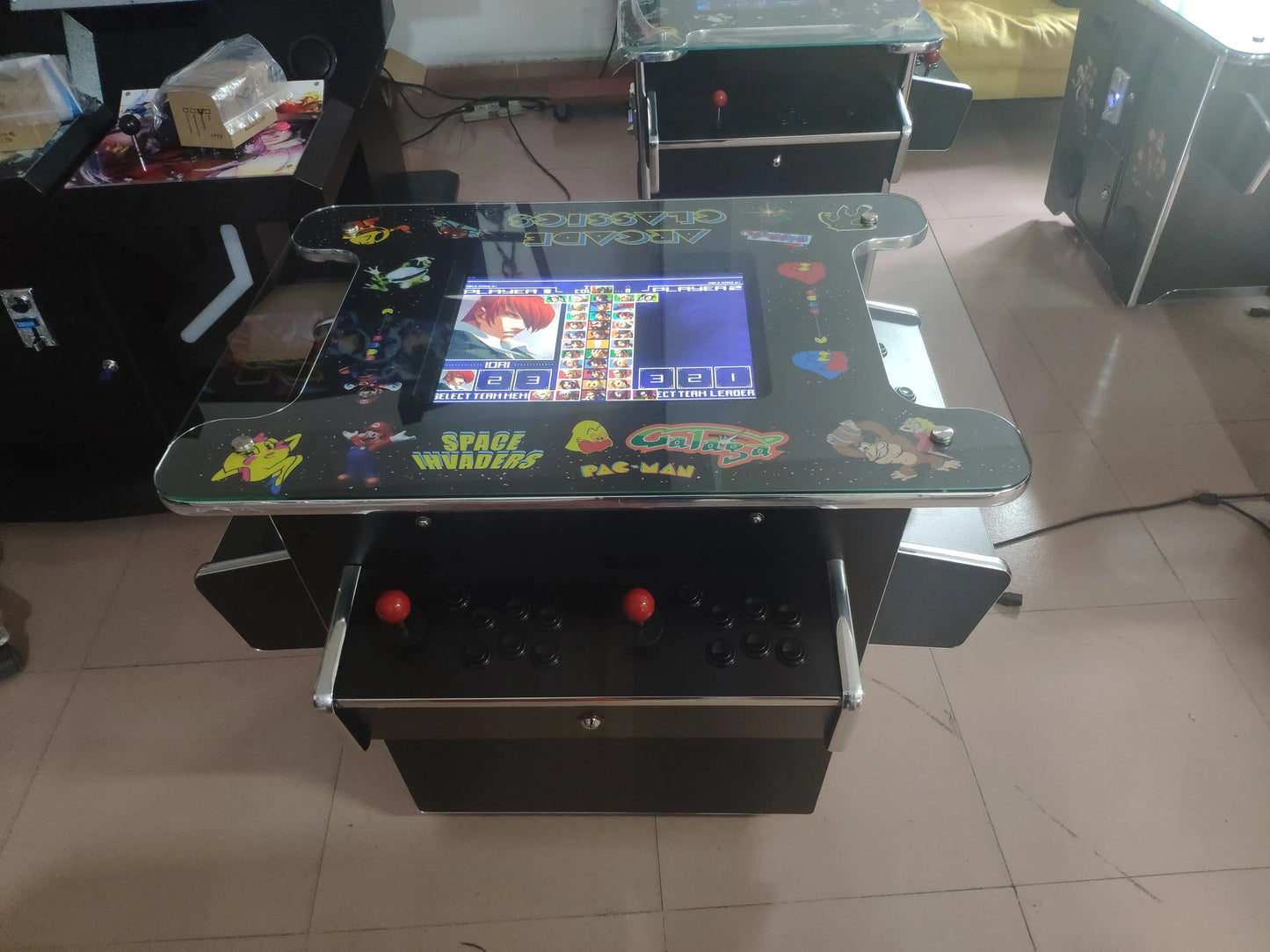 Cocktail-Arcade-Wood-Arcade-Amusement-Coin-Operated-game-machine-Tomy-Arcade