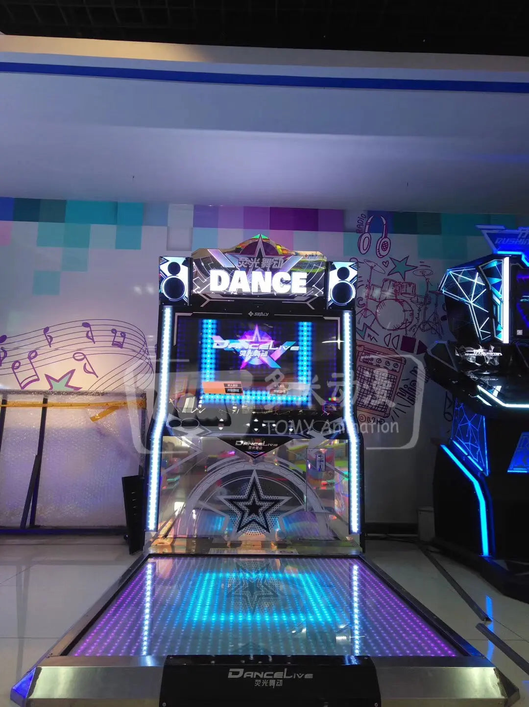 Venues-Dance-Live-music-game-machine-Recreational-Arcade-Amusement-Coin-Operated-Dancing-Arcade-Games-Tomy-Arcade