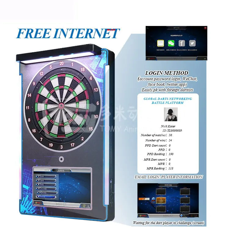 Dart-MINI-S7-Game-Machine-Amusement-Coin-Operated-Electronic-Connection-Dart-Board-tomy-arcade