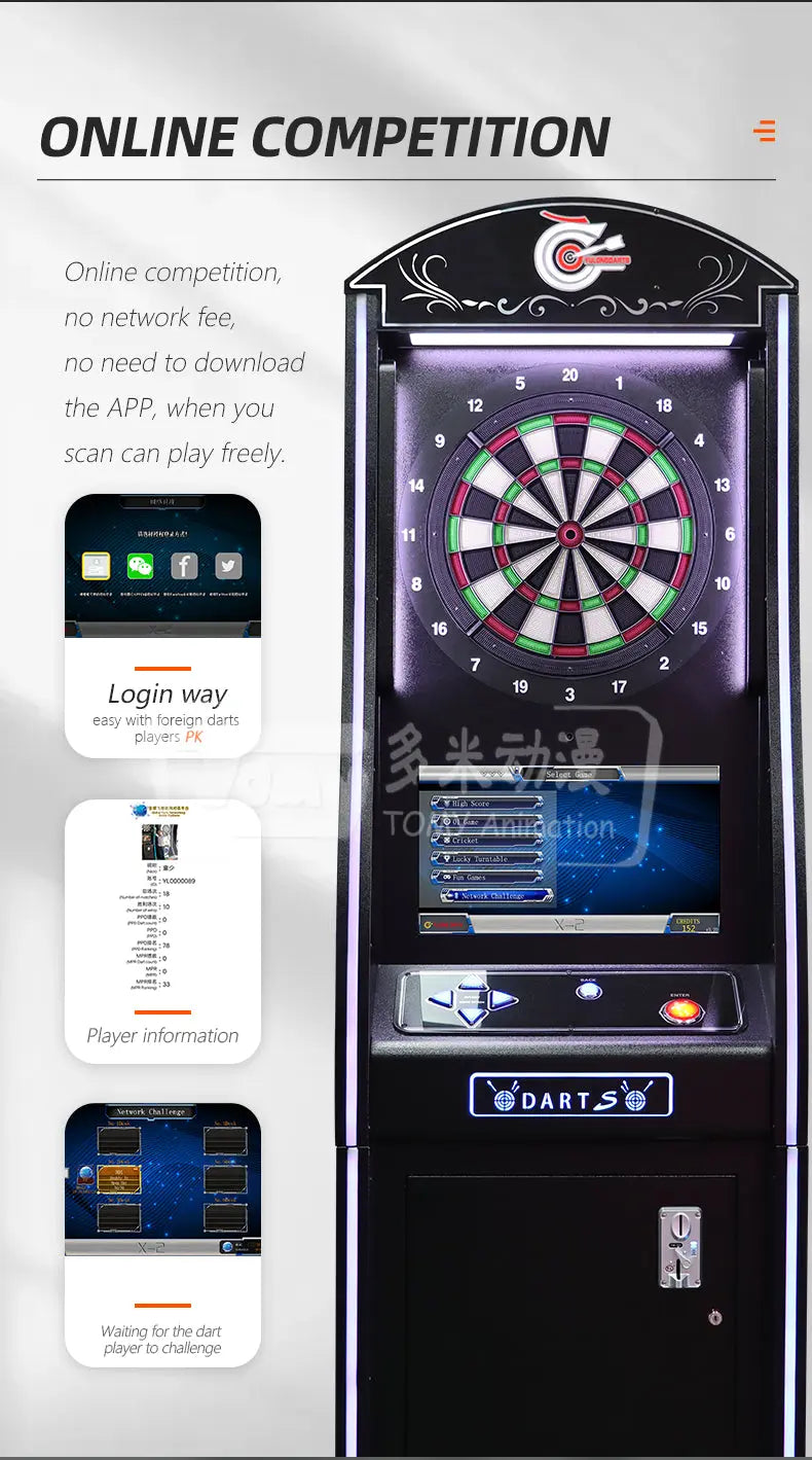 Coin-Operated-Electronic-Connection-Darts-Amusement-Indoor-club-sports-Game-machine-Fully-Automatic-Bar-Game-Hall-Tomy-Arcade