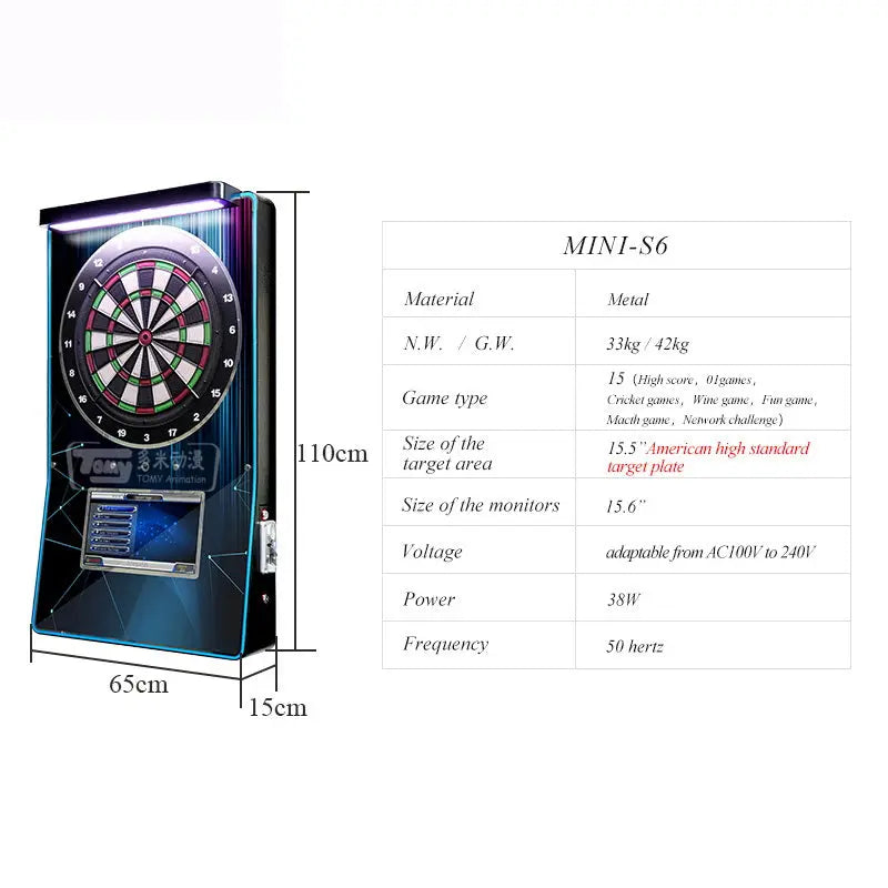 Dart-MINI-S6-game-machine-Amusement-Coin-Operated-Electronic-Dart-Darts-Dartsbeat-Board-Game-Machine-Tomy-Arcade