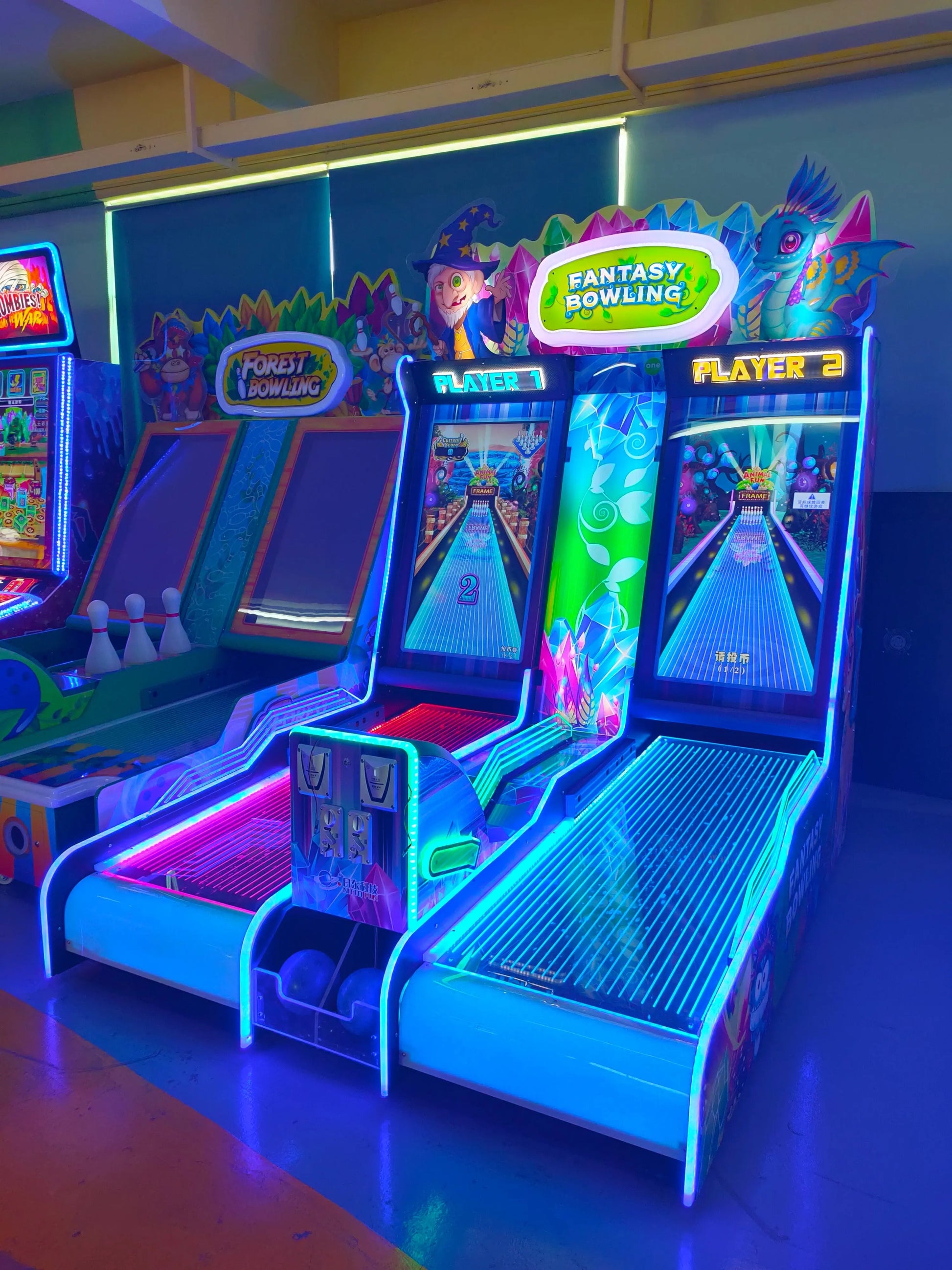 Fantasy-Bowling-sport-game-machine-Amusement-Coin-Operated-MINI-Electronic-bowling-games-Lottery-Ticket-Redemption-for-FEC-Tomy-arcade