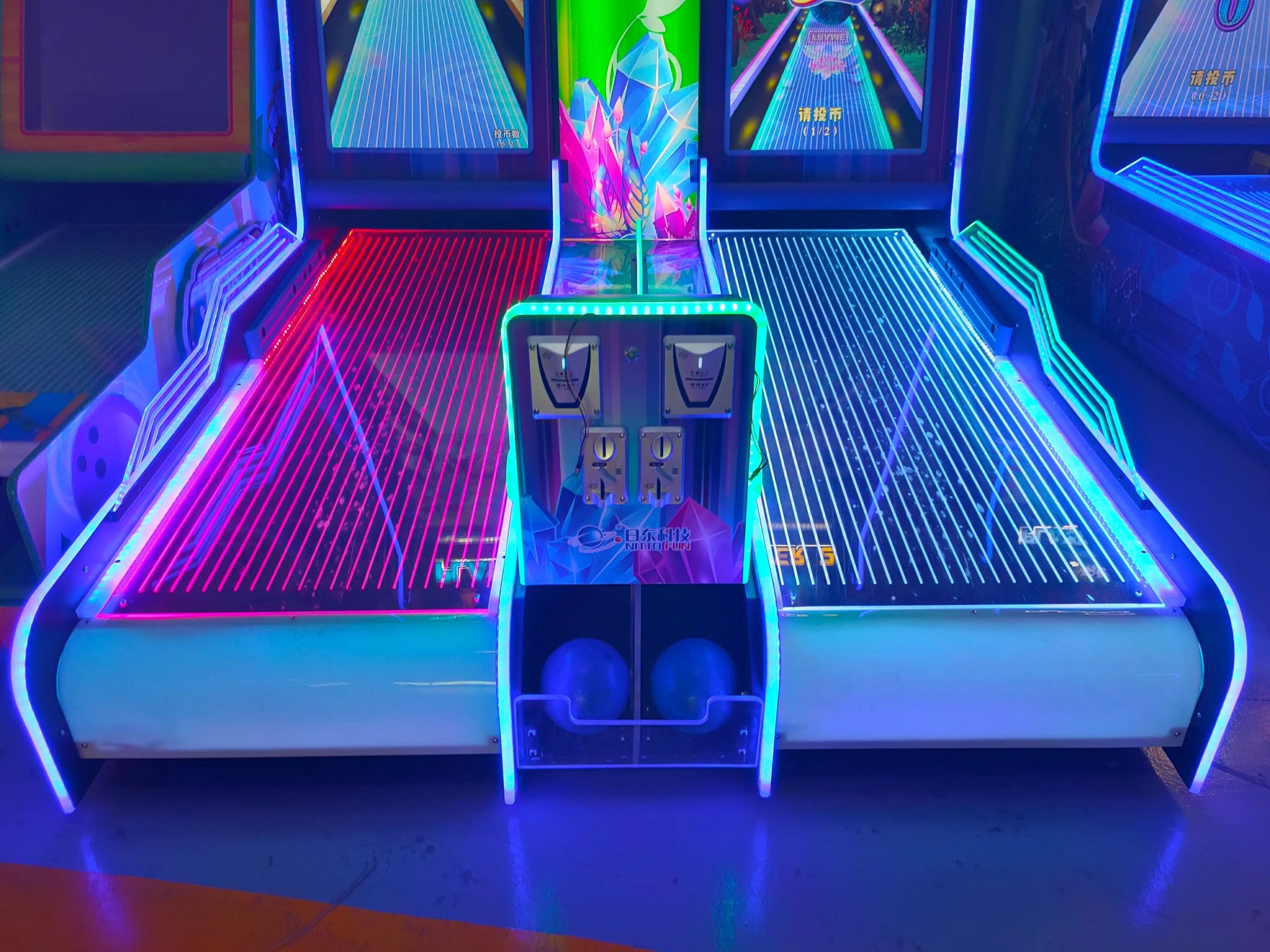 Fantasy-Bowling-sport-game-machine-Amusement-Coin-Operated-MINI-Electronic-bowling-games-Lottery-Ticket-Redemption-for-FEC-Tomy-arcade