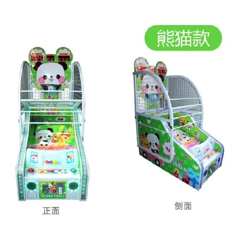 Panda-basketball-sport-game-machine-Amusement-Coin-operated-for-children-Tomy-Arcade