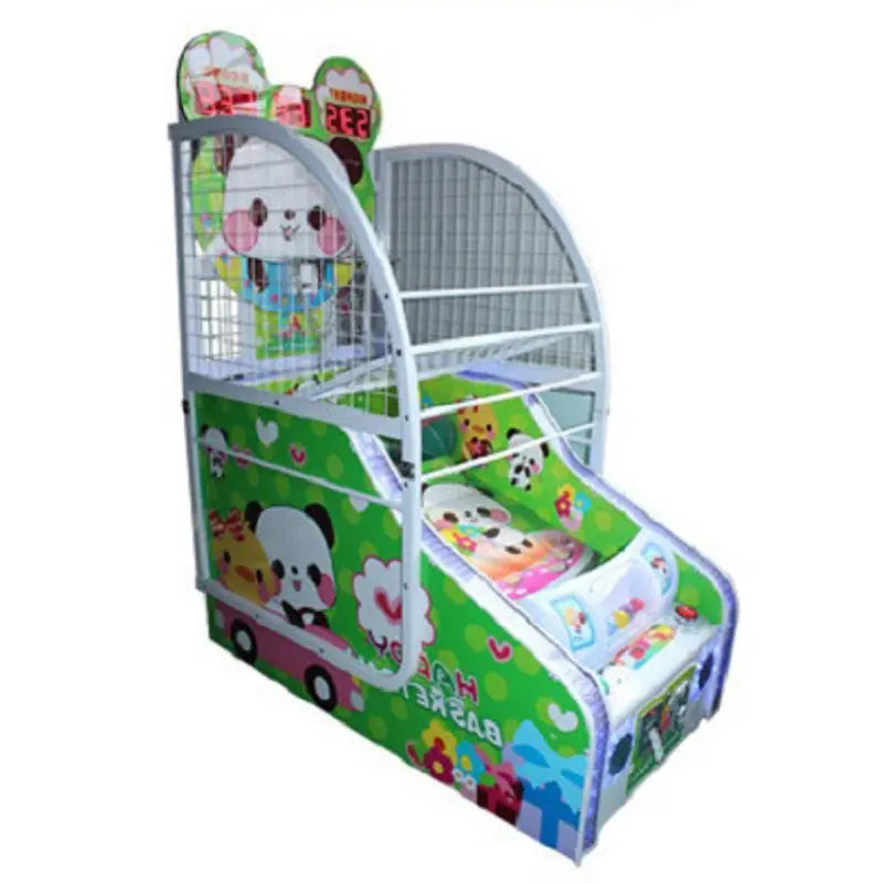 Panda-basketball-sport-game-machine-Amusement-Coin-operated-for-children-Tomy-Arcade
