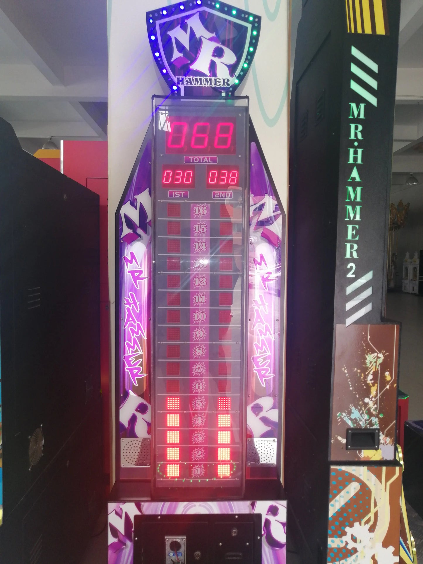 MR-Hammer-Arcade-sport-game-machine-Amusement-Electronic-Coin-Operated-boxing-games-Tomy-Arcade