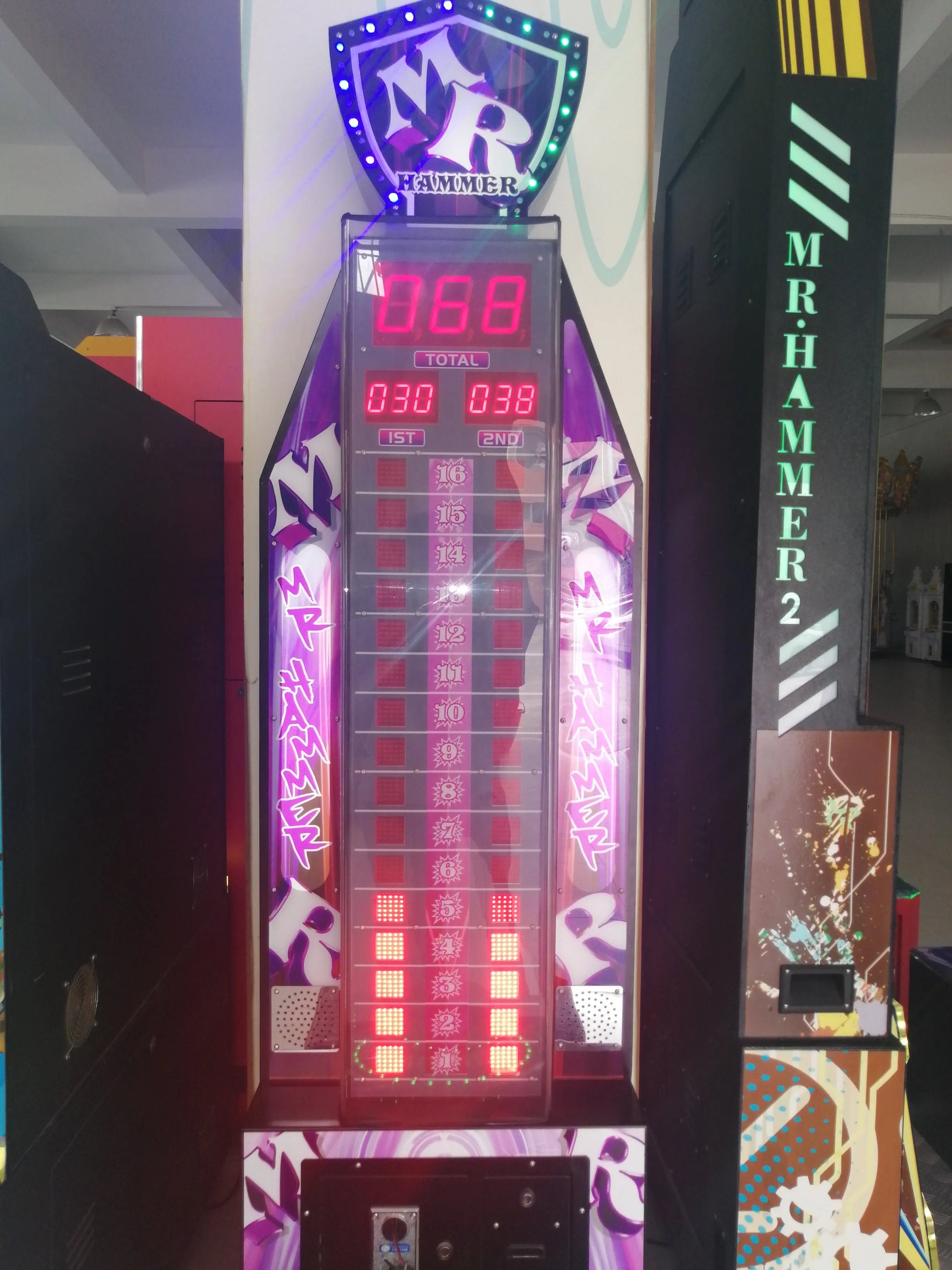 MR-Hammer-Arcade-sport-game-machine-Amusement-Electronic-Coin-Operated-boxing-games-Tomy-Arcade