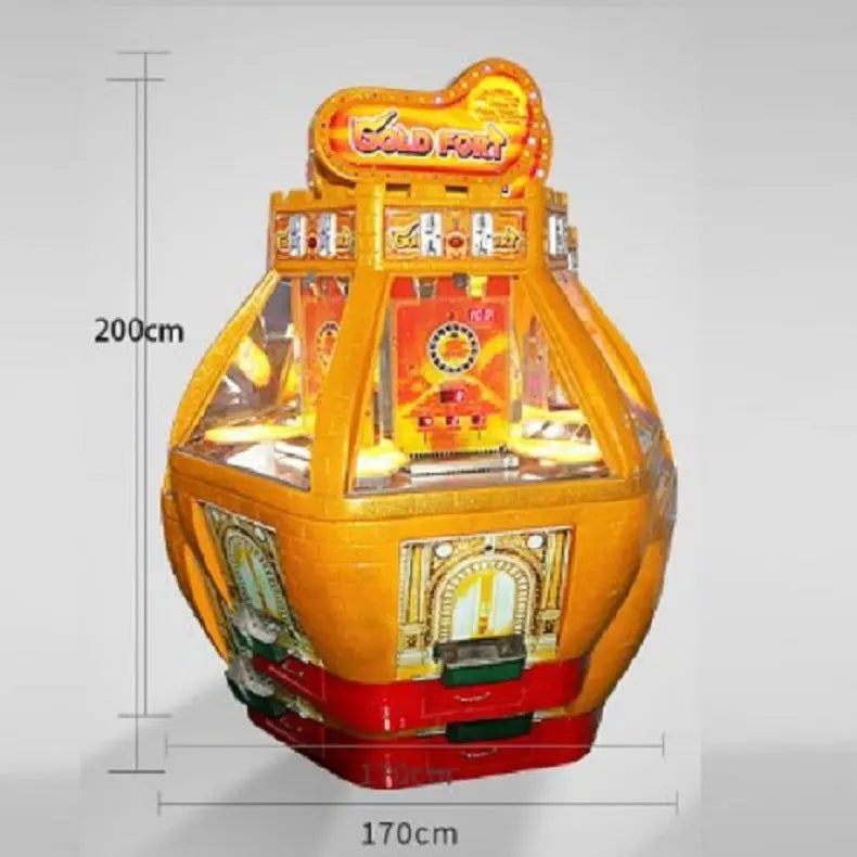 Gold-Fort-Coin-Pusher-Game-Machine-Amusement-Coin-Operated-Ticket-Redemption-games-Tomy-Arcade- workshop-process