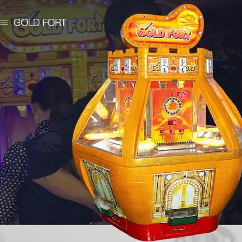 Gold-Fort-Coin-Pusher-Game-Machine-Amusement-Coin-Operated-Ticket-Redemption-games-Tomy-Arcade- workshop-process
