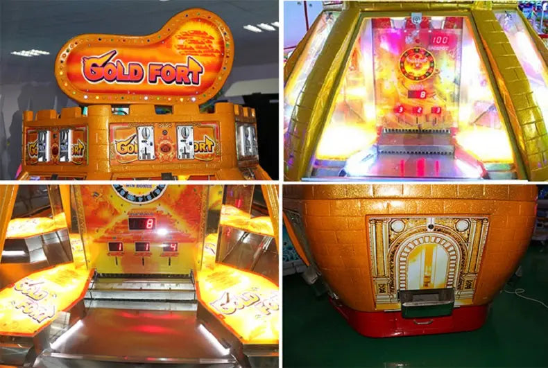 Gold-Fort-Coin-Pusher-Game-Machine-Amusement-Coin-Operated-Ticket-Redemption-games-Tomy-Arcade- workshop-process