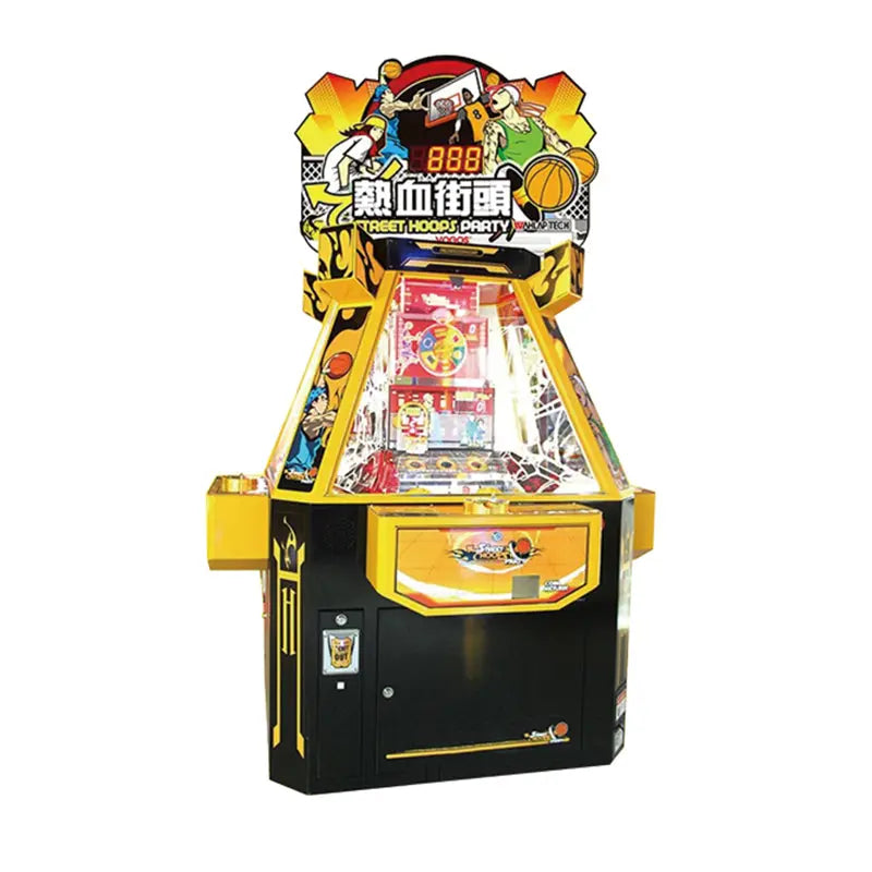 Street-Hoops-Party-Coin-Pusher-Amusement-Park-Coin-Operated-Lottery-Redemption-Ticket-Game-Machine-Tomy-Arcade