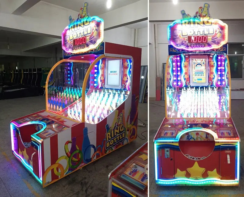 Ring-bottle-Lottey-redemption-game-machine-Arcade-Manufacturer-Light-up-Ring-Toss-Electric-Machines-Throwing-Rings-Skill-Win-Ticket-games-Tomy-Arcade